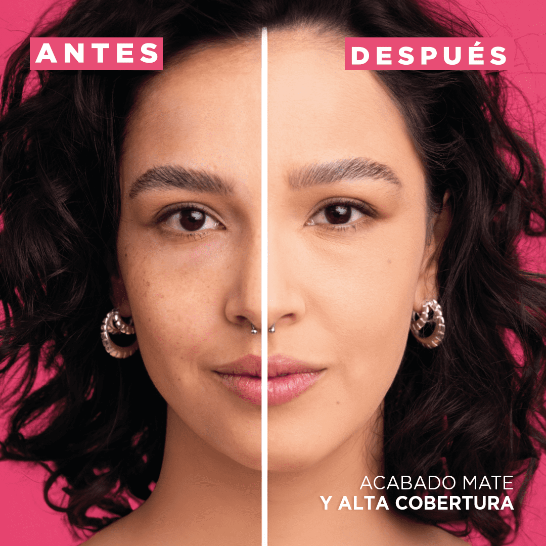 antes y despues del maquillaje